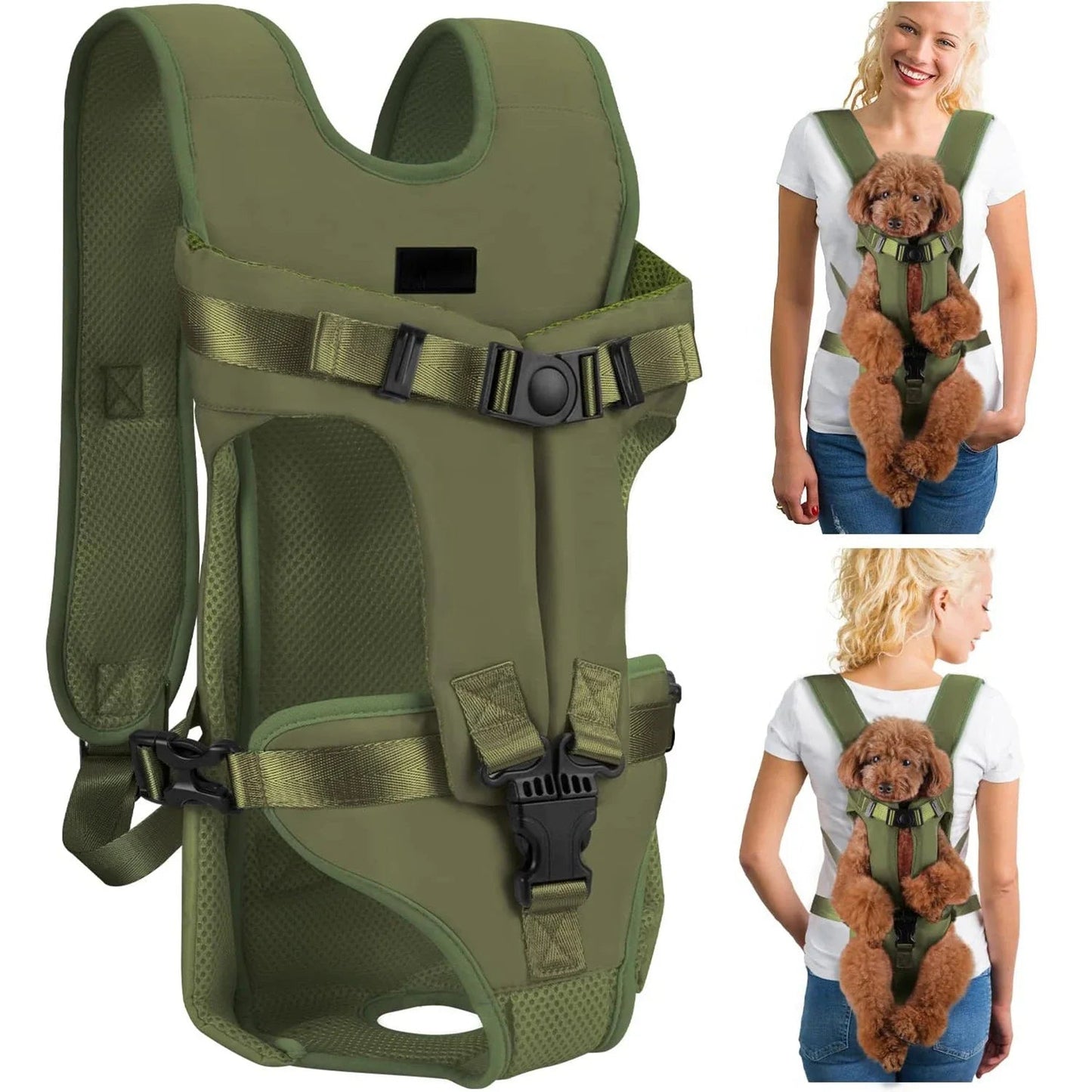 Pet Carrier - Vert Sac de Transport Confortable pour Chien