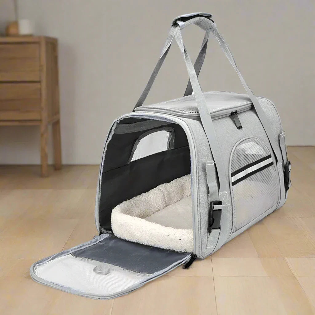 Dog Carrier Bag - Gris Sac de Transport pour Chien